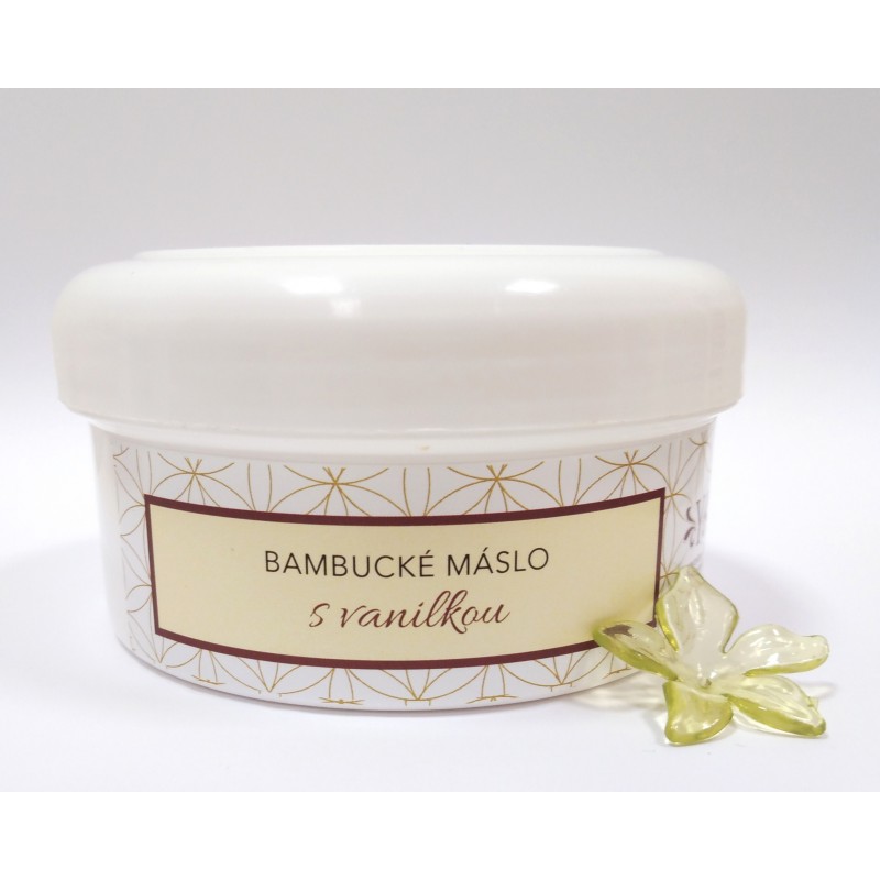 Bambucké máslo s vanilkou 200g