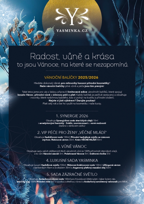 VÁNOČNÍ BALÍČKY YASMINKA 2026